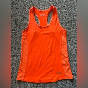 Women’s Athletic Racerback Top - Game Time - Bright Orange